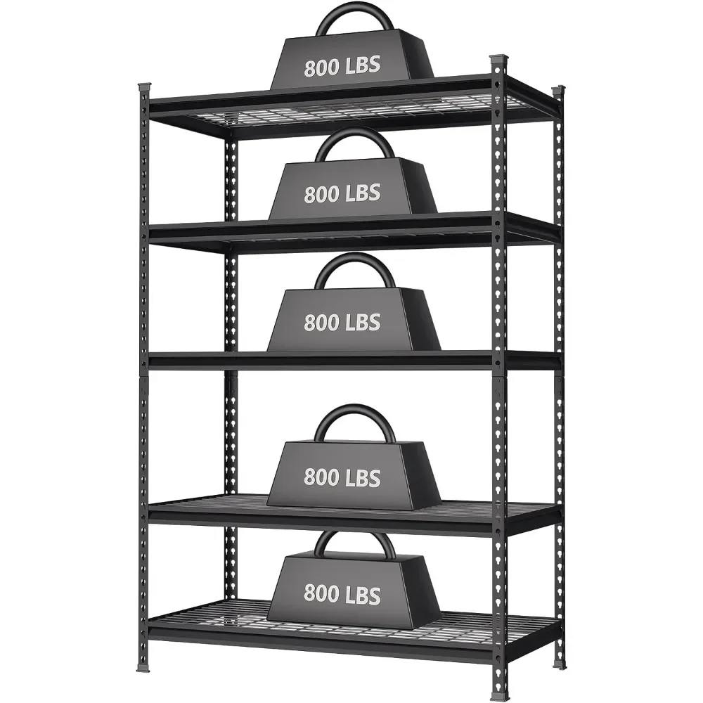 

WORKPRO 5-Tier Metal Shelving Unit, Heavy Duty Adjustable Storage Rack