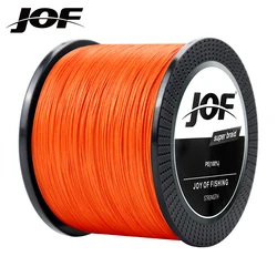 JOF 300M 500M 1000M 4 Strands 10-82LB New PE Braided Fishing Wire Multifilament Super Strong Fishing Line Japan Multicolour