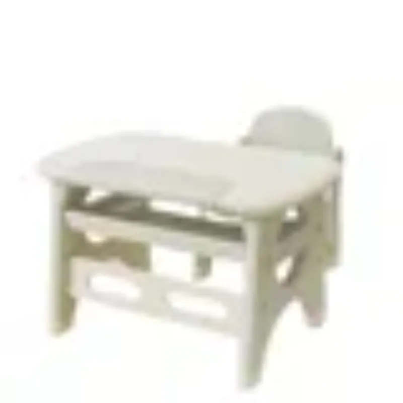 Children's Table and Chair Set Reading Area Small Table Toy Plastic Baby Early Education Game Learning Tabl on sale