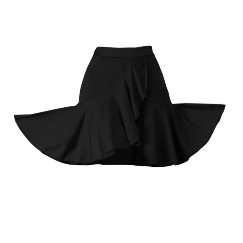 3 Colors Kids Latin Dance Dress Practice Dresses Latin Performance For Women Girls Spandex Competition Examination Dance Skirt