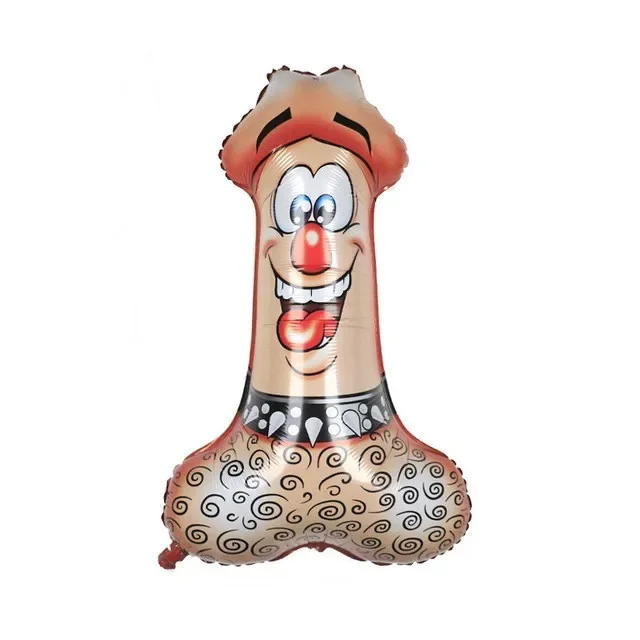 100 Cm Großer Willy Ballon Aus Folie – Penis-Ballon Für Junggesellinnenabschied (Over 18)