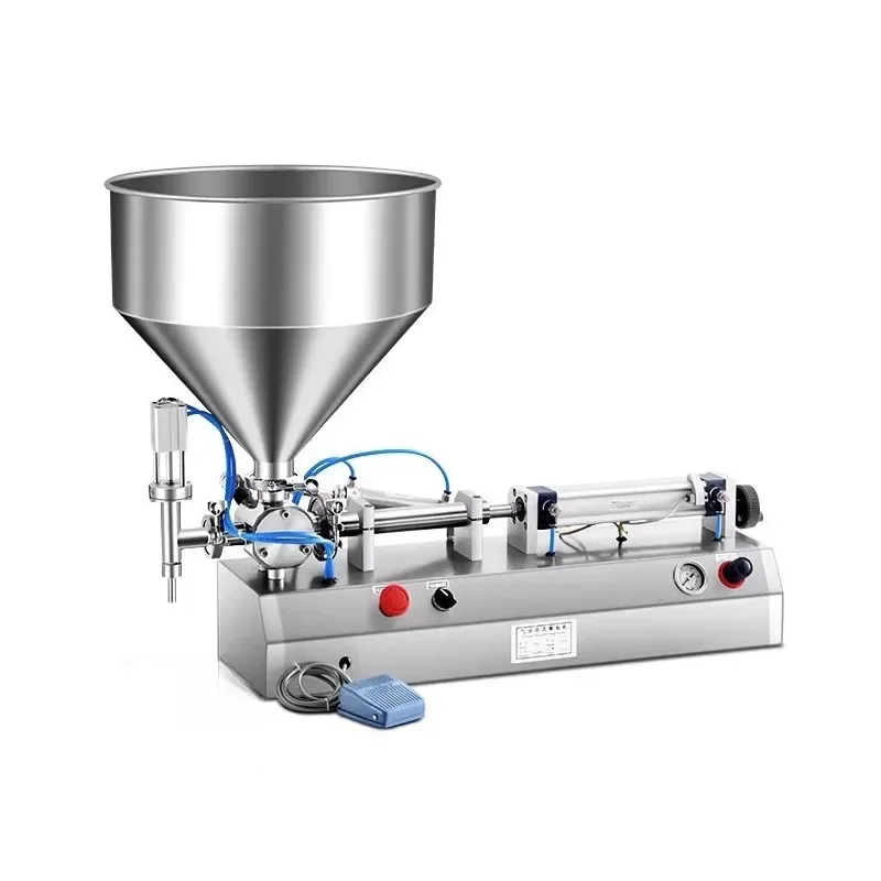 10-300ml Paste filling machine single nozzle filling rotary valve quantitative and packaging equipment