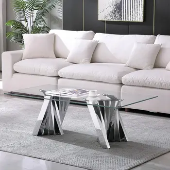 Glass Coffee Table Set 1
