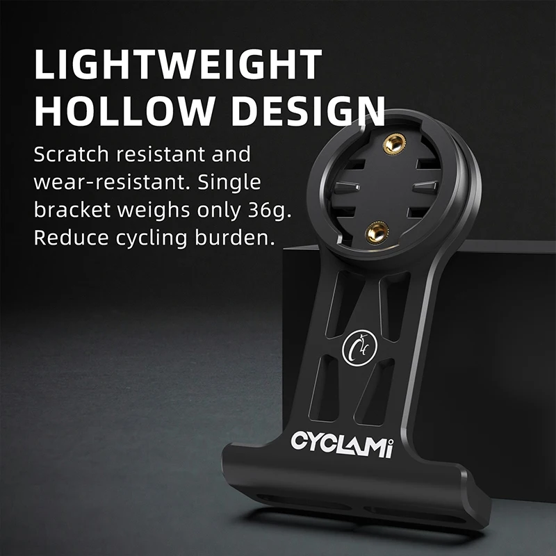 Support Guidon Vélo Avant Extensible pour Caméra Action Garmin NiteRider