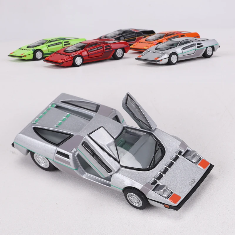 SHADOW 1:64 Dome Zero Scissor Door Supercar Alloy Model Car Can Turn On The Lights And Open TheDoor 2