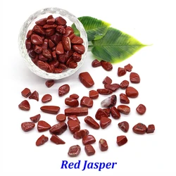 Natural Stone Crystal Chips for Reiki Healing and Aquarium Decoration (Red Jasper)