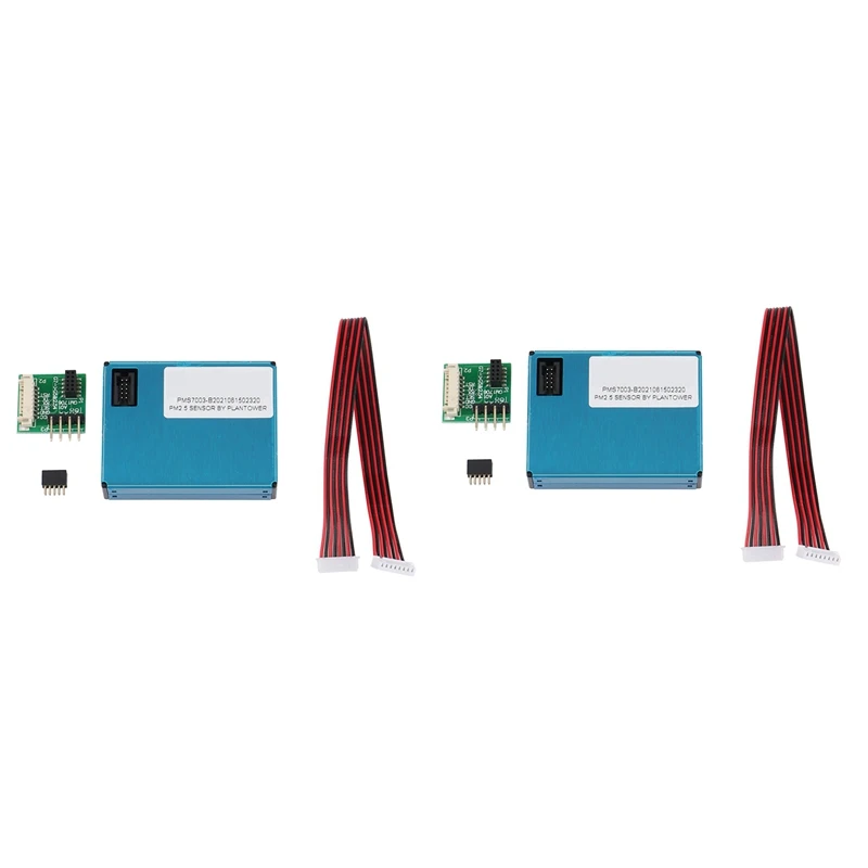 

2X PM2.5 DUST SENSOR PMS7003 / G7 Thin Shape Digital PM2.5 Sensor (Inculd Transfer Board + Cable)
