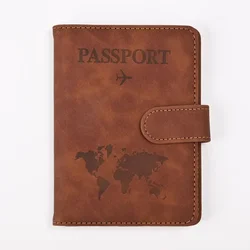 Deluxe PU Leather Travel Passport Wallet with Credit Card Holder (Coffee)