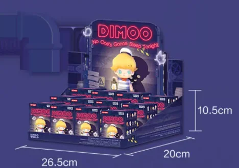 Popmart Dimoo No Sleeping Tonight Series Guess Bag Original Toys Doll Cute Anime Figure Desktop Ornaments Collection Gift