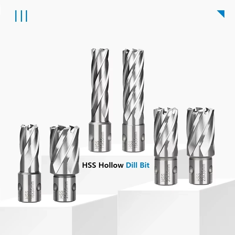 1pc HSS 구멍 오프너 12-18mm 금속 코어 드릴 비트 환형 커터 중공 드릴 비트 금속 드릴링 도구 용 톱 커터 구멍 오프너