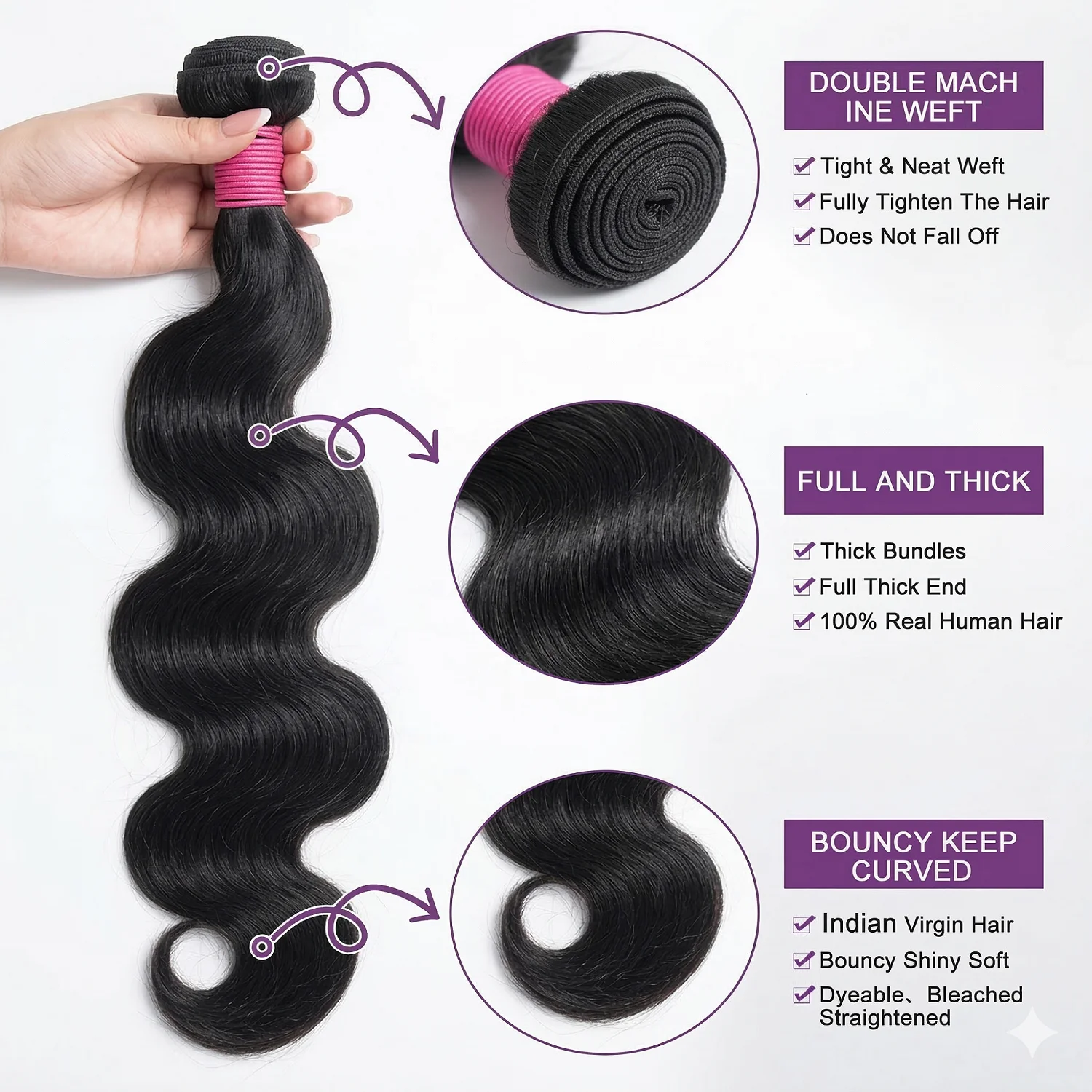 16A Body Wave Bundles Human Hair Brazilian Virgin Weave Hair 14A 30 40 Inch Unprocessed Remy Raw Hair Bundles Extensions Deals 2