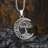 Celtic Moon Tree of Life Pendant Necklace 2