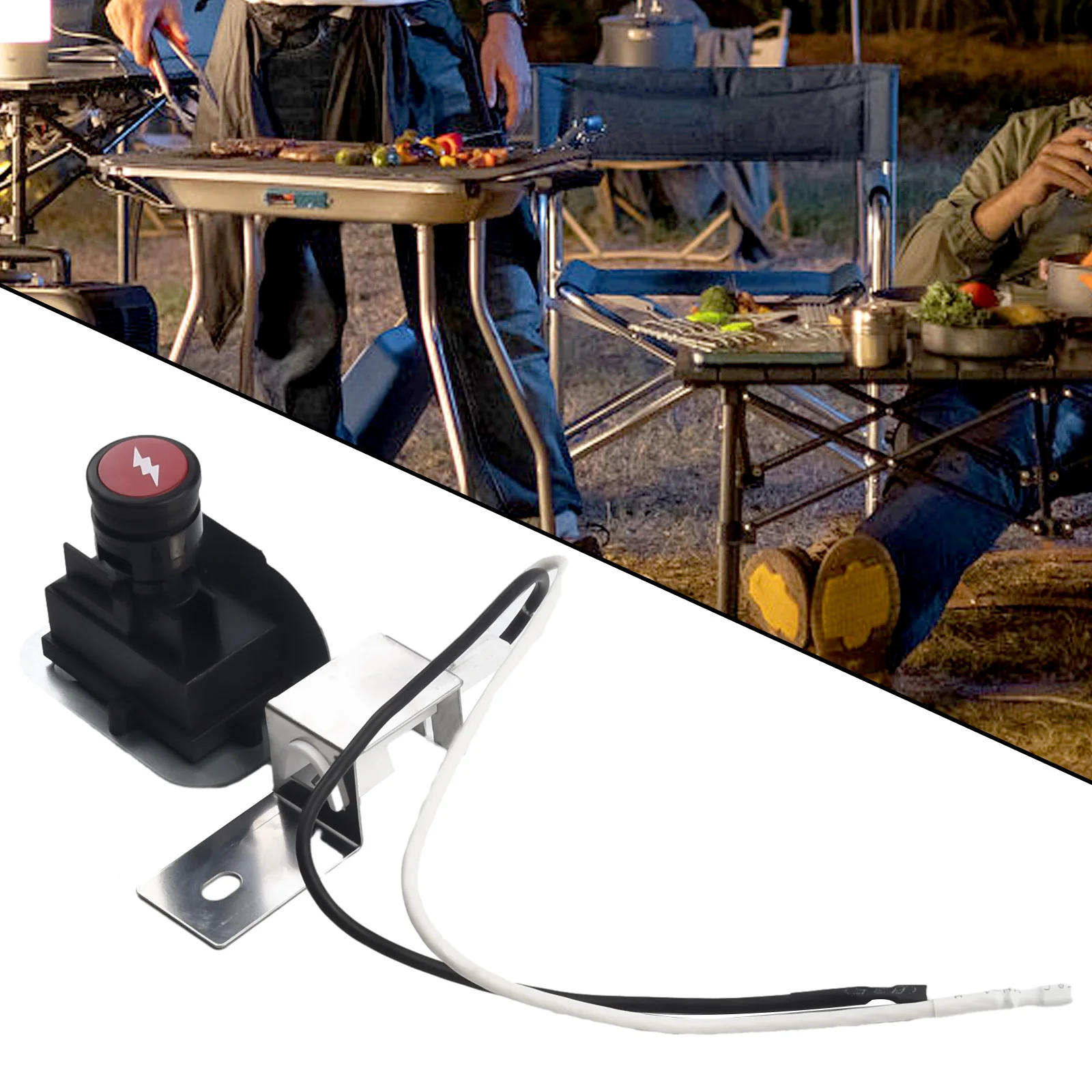 Pulsante Di Accensione Per Accenditori Serie Weber Q Q1200 Q2200 Per Accenditori Weber 80452 Kit Di Accensione Di Ricambio Per Griglia A Gas