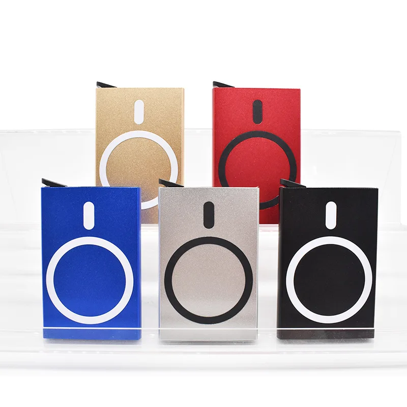 Sleek RFID Blocking Pop-up Aluminum Card Holder Wallet
