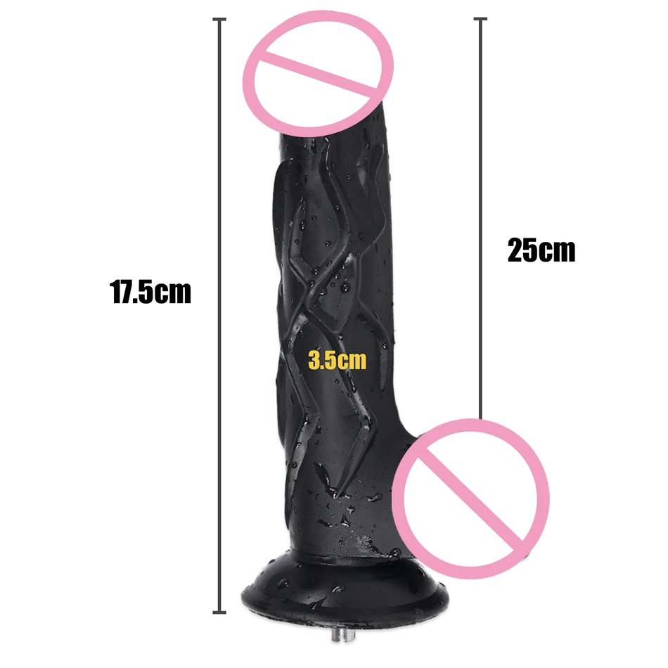 Rough Beast Sex Machine Attachment Big Dildo Quick Connector For Women and Men Vac-u-Lock Attachments Toys for Adults Sex Toys