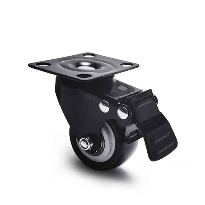 1.5/2/2.5/3/4/5 Inch Meubelwielen Wielen Universele Wiel Swivel Caster Roller Wiel Directionele Wiel M8 M10 M12 met Rem