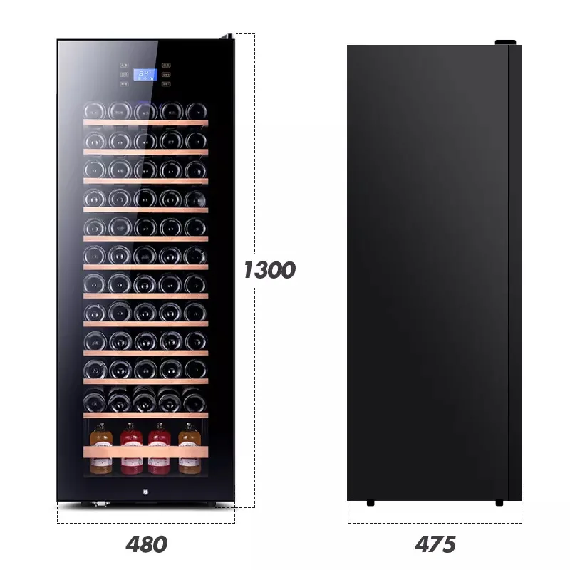 Classic Electric Temp Controller 120 Bottle Hermitage Fridge Thermoelectric Wine Cooler