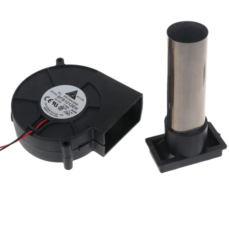 

DC12V BBQ Fan Air Blower 6500RPM High Air Volume for Cooking Stove Fire Starter Dropship