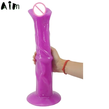 Giant Soft Anal Dildo Anal Super Big Long Animal Penis Large New Black Thick Dong Women Vaginal Masturbator Anal Pleasure 4