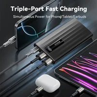 KUULAA Power Bank 10000mAh 22.5W PD Charge Rapide Chargeur Portable Batterie Externe pour iPhone 17 16 15 Samsung Huawei Powerbank 4