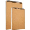 1pc A5/A4 Sketch Book 100 Sheets, 100gsm, Hard Bottom Cover Spiral Bound Hardback Sketch Pad 1