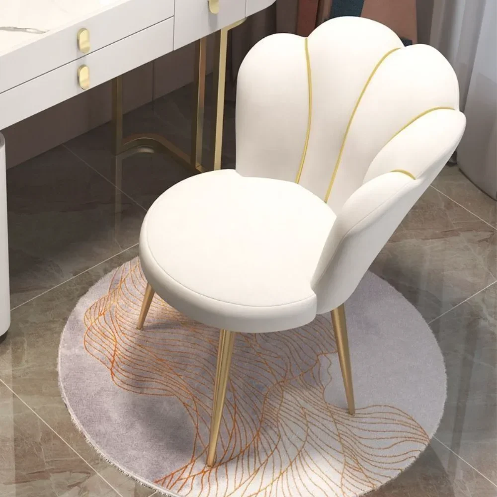 

1PCS Nordic Dressing Chair Designer Home Armchair Living Room With Backrest Fashion Fauteuil Salon Household Essentials