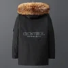 2024 Winter Jacket Men's Plus Size Parkas Fur Collar Coat 9XL 10XL Padded Down Jacket Thicken Warm Long Hooded Jackets Outerwear 2