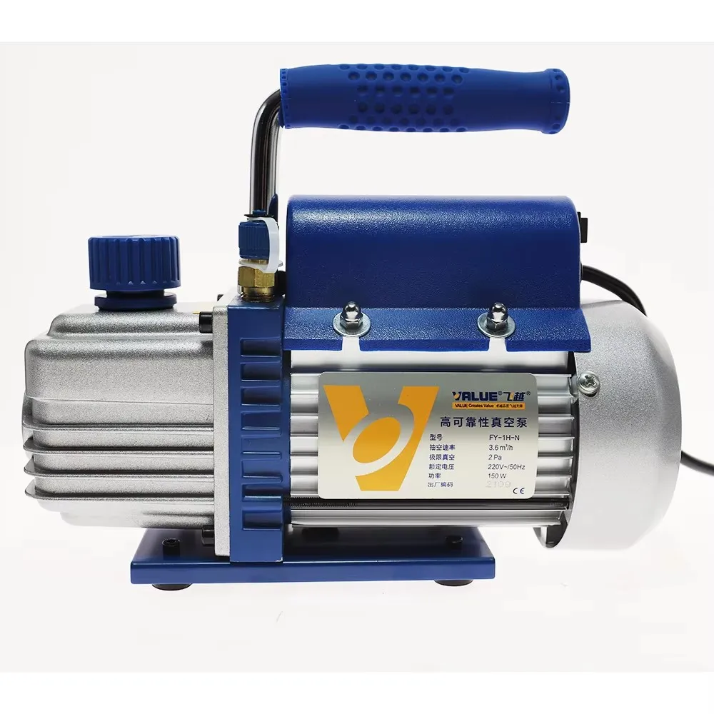 VALUE Refrigerant Vacuum Pump 220V for 1P Air Conditioning R410A R407C R134a R12 R22
