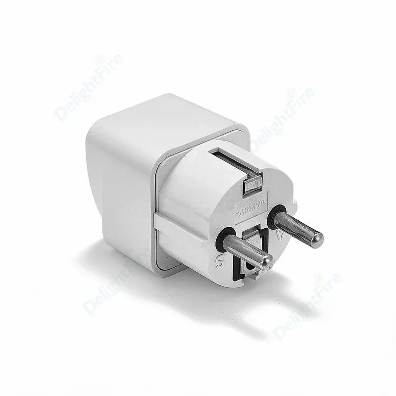 Plug Adapter KR Multifunction Universal AU UK US To EU Electrical Socket Type E/F France Spain Travel AC Outlet