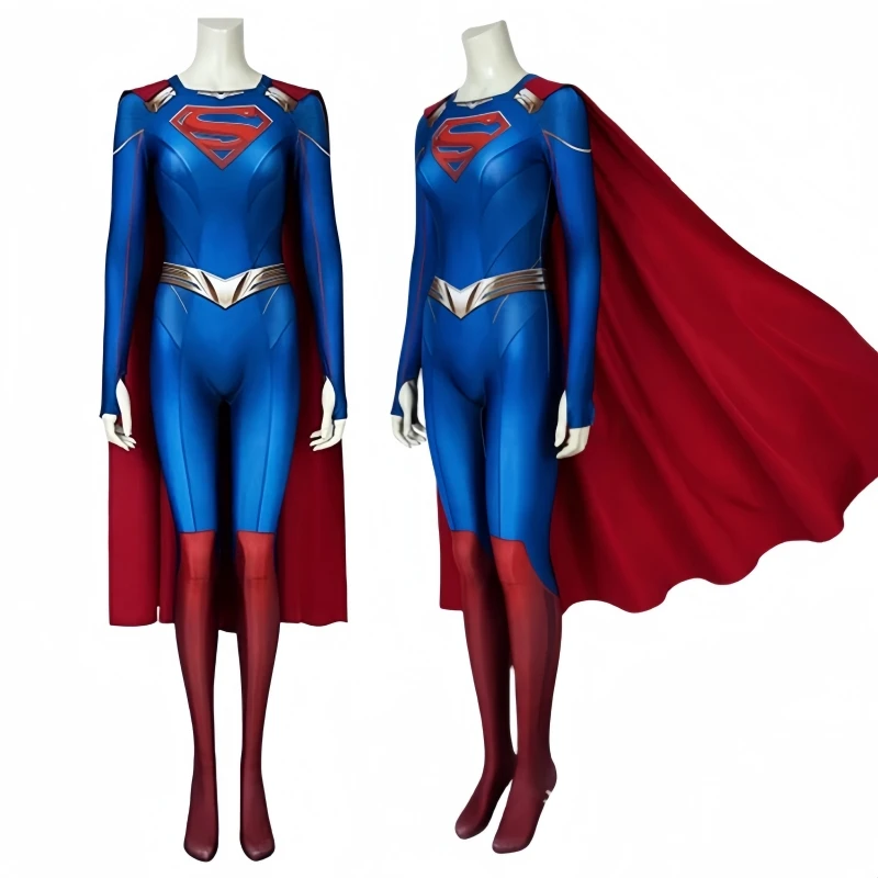 

Hot New Supergirl Superman & Lois Season Around The Movie Kara Zor-el Cosplay Clothing Party Gatherings Conjoined Clothing Gift