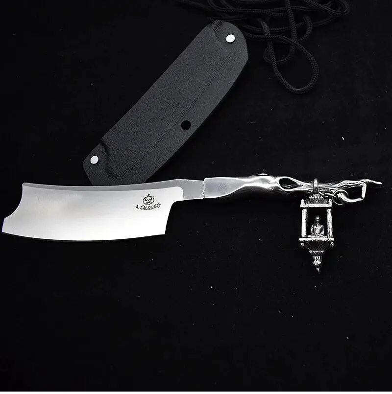 Handmade D2 Steel Camping Knife with Sheath