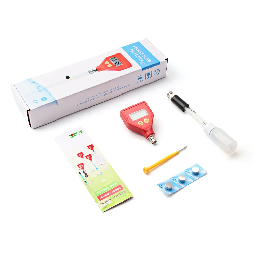 solo do verificador da acidez da água