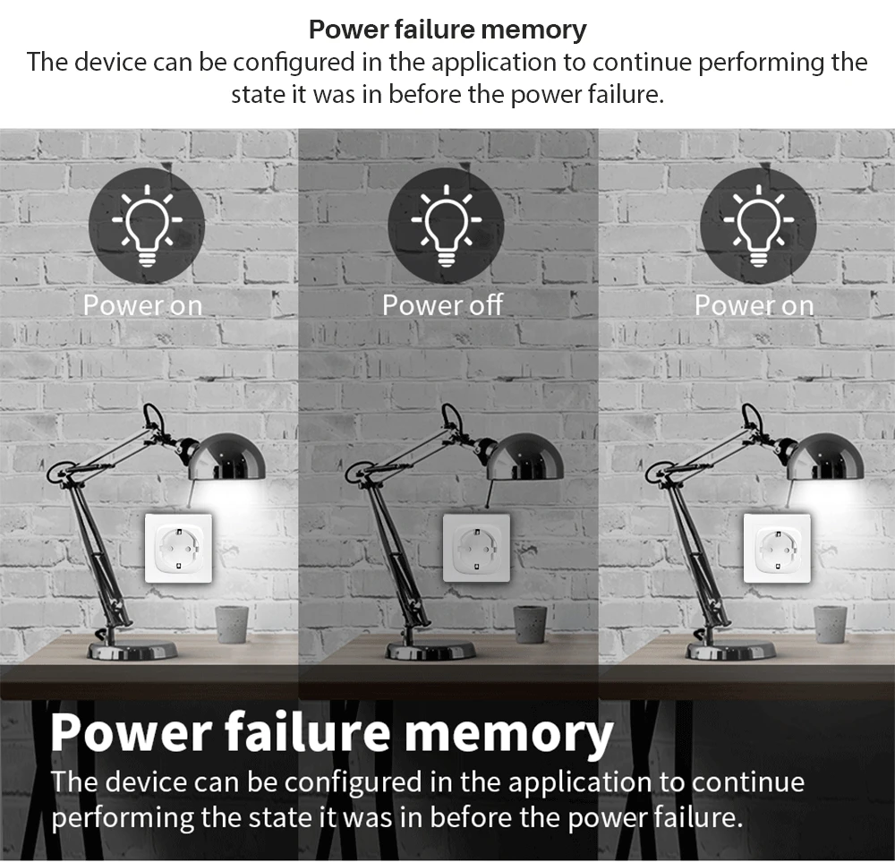 20A/16A Tuya Smart Plug Power Monitor WiFi Socket, Smartlife App, Works with Ale