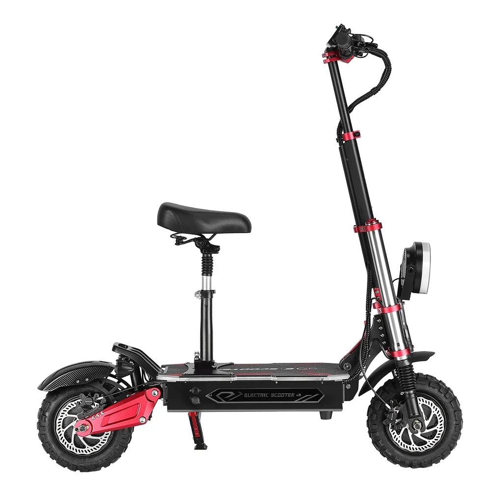 US Stock 11inhc Off-road 6000w 60v 38ah Lithium Battery NFC Foldable Adult Electric Scooter