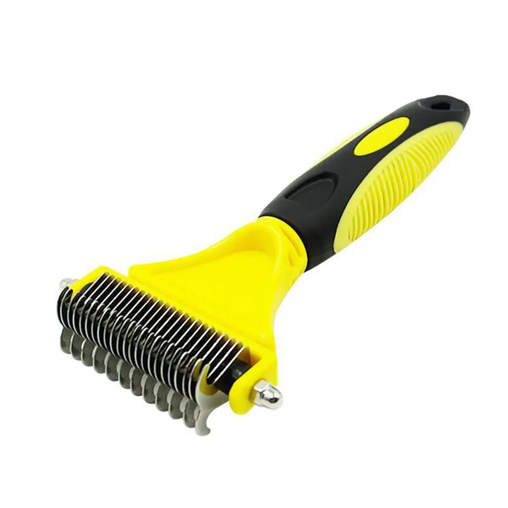 Professional Dog Brush Dematting Gently Efficient Safe Pet Comb Rake