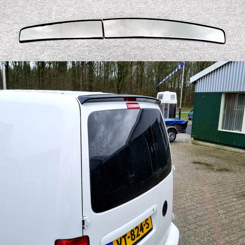 For Volkswagen VW Caddy Double Door Roof spoiler 2005 to 2018 Style Car Rear Roof Wing High Quality ABS Roof Spoiler