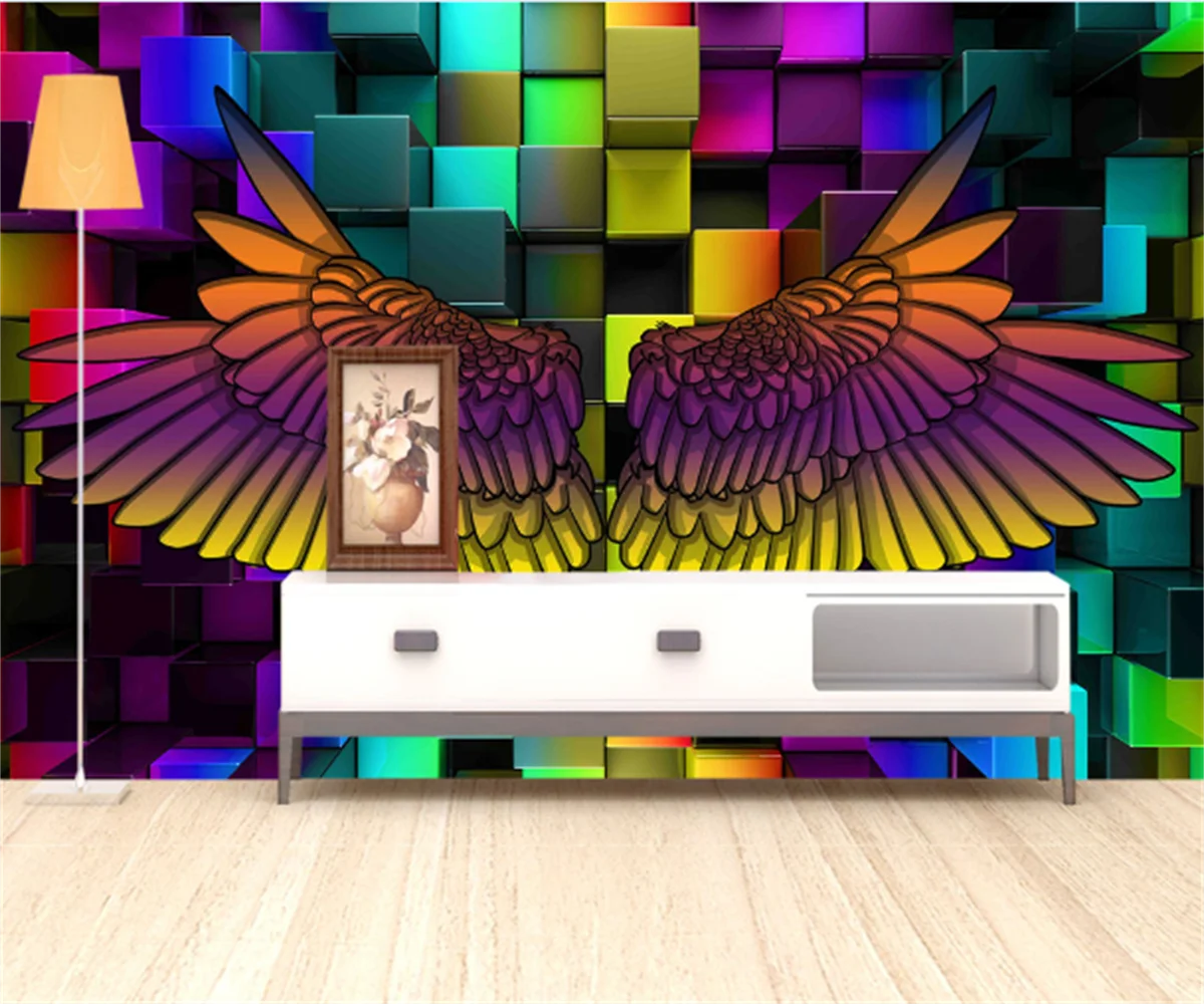 Customized 3D field tooling wallpaper of any size European and American game halls Internet cafes e-sports background |