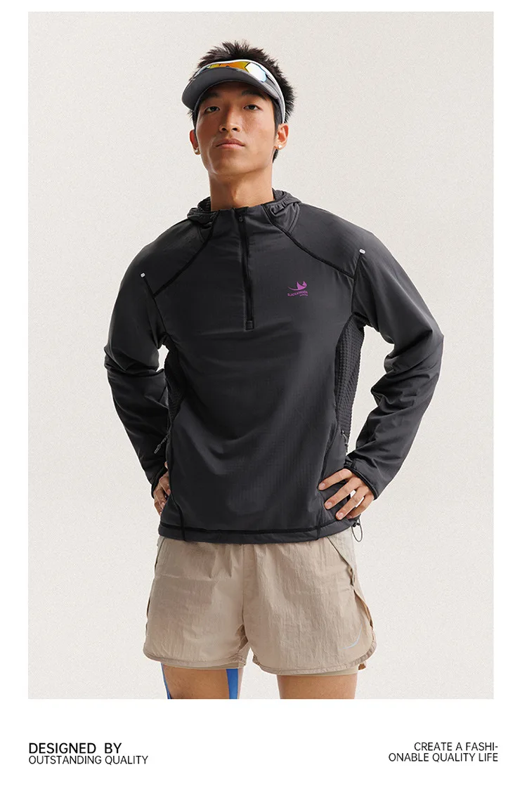 Sports Quick - Dry Hooded Jacket: Engineered for Running, Fitness, and Beyond—Breathable, Durable, Versatile Fit