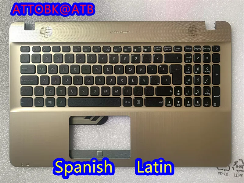 Teclado com Moldura para Palmrest para Asus sp la ru br us X541 X541u X541ua X541uv X541s X541sc X541sa X541uj R541u R541 X541l X541s - Imagem 3