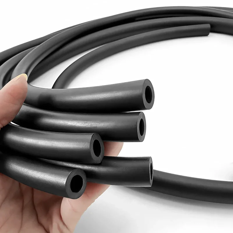 Hochtemperatur-FKM-Viton-Gummischlauch, schwarz, 50cm/1/2/3/5M, ID 2-4-6-8-10-12-14mm, öl- und korrosionsbeständig, alterungsbeständig, Kraftstoffzuführschlauch – Detail 7
