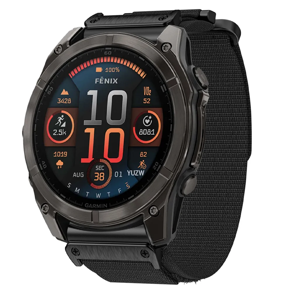 Premium Durable Nylon Strap for Smartwatch - Adjustable 22mm/26mm Wristband