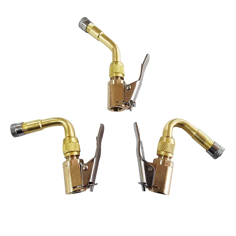 Valve Core Nozzle Extension Rod Set 45&deg;/90&deg;/135&deg; Tire inflation extension tube Bicycles Motorcycles Automobiles Motorboats Parts