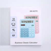 Calculatrice électronique à 12 chiffres, calculatrice solaire, double alimentation, pour la maison, le bureau, l'école, outils de comptabilité financière 6
