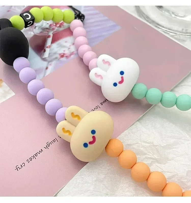 New Rabbit Mobile Phone Chains Strap Sweet Cute Girls Bunny