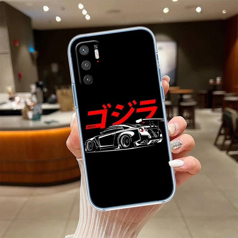 Transparent Phone Case with Wheel Sport Car Calipers Design