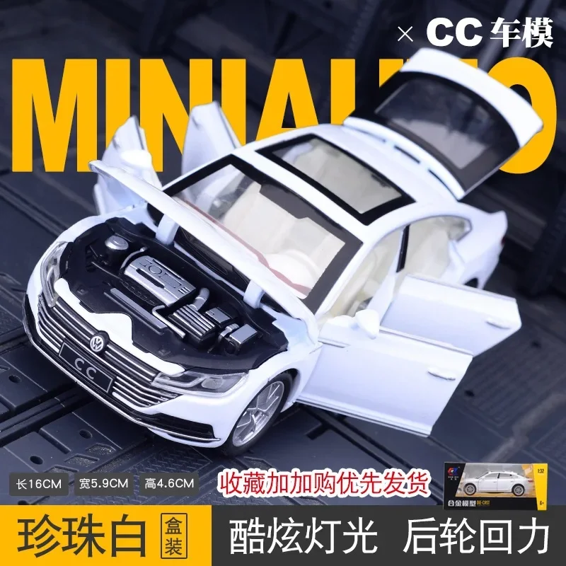 1:32 Volkswagen CC arteon Car Model Alloy Car Die Cast Toy Car Model Pull Back Children's Toy Collectibles Christmas gift 5