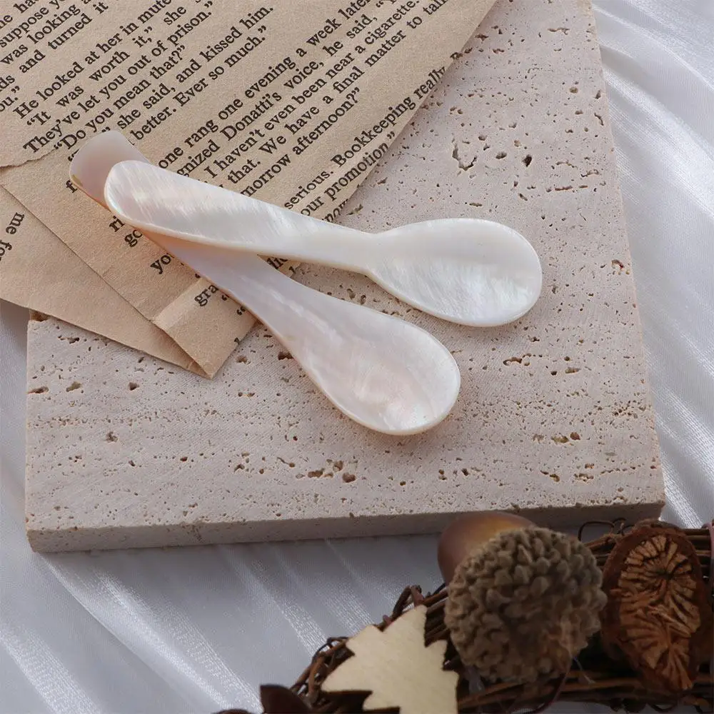 Ensemble Cuillères à Caviar En Nacre - Service Élégant Pour Caviar Et Desserts Avec Écrin Cadeau