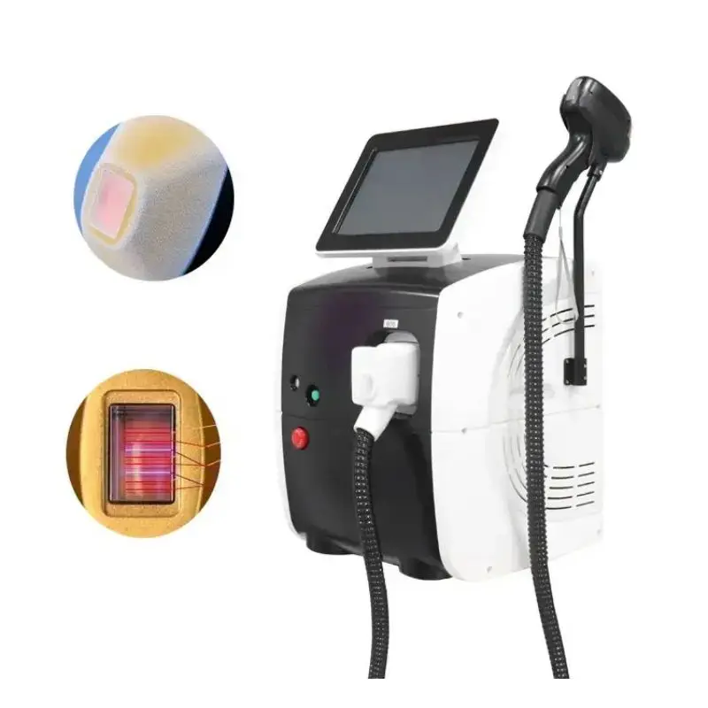 

Diode Permanent Laser Hair Removal Machine 3 Wavelength 755nm 808nm 1064nm Skin Rejuvenation 1600W for Hair of Various Colors