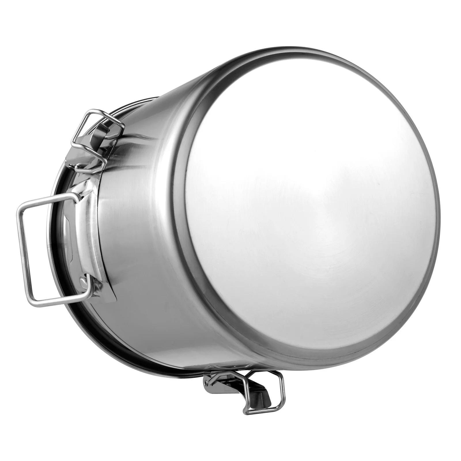 Stainless Steel Cereal Container - 12L Airtight Rice and Oil Storage Bucket