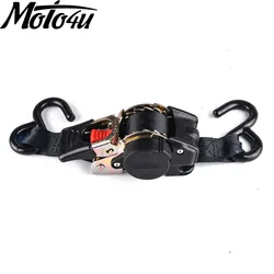 Auto Retractable Universal Easy To Carry Ratchet Tie Down Starp S-Hooks Tie Down Belts With Automatic Rollup And Ratchet